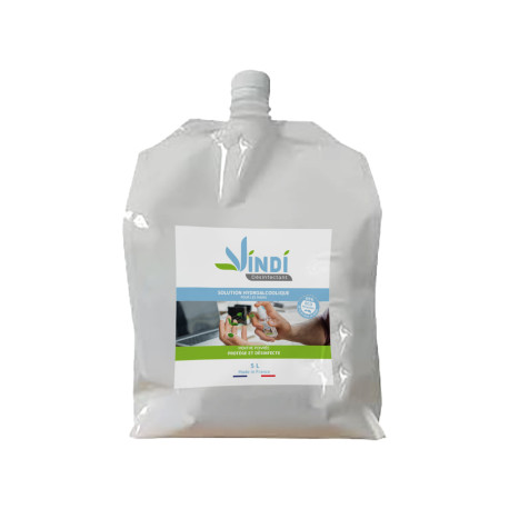 Eco-recharge solution hydroalcoolique Menthe Poivrée - 5L