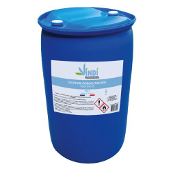 Vindi Désinfectant - gel hydroalcoolique - Fût de 220L - Fabrication Française - 76% d'alcool - Virucide