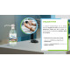 Vindi Désinfectant - solution hydroalcoolique - Flacon pompe de 500ml - Fabrication Française - 76% d'alcool - Virucide