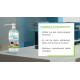 Vindi Désinfectant - solution hydroalcoolique - Flacon pompe de 1l - Fabrication Française - 76% d'alcool - Virucide