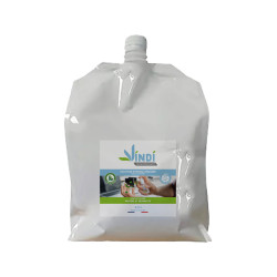 Vindi Désinfectant - bidon écorecharge 2,5L solution hydroalcoolique aromatisée - Menthe Poivrée