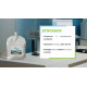 Vindi Désinfectant - bidon écorecharge 2,5L solution hydroalcoolique aromatisée - Menthe Poivrée