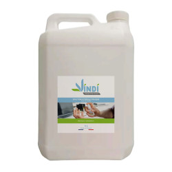 Vindi Désinfectant - solution hydroalcoolique - Bidon de 5L - Fabrication Française - 76% d'alcool - Virucide